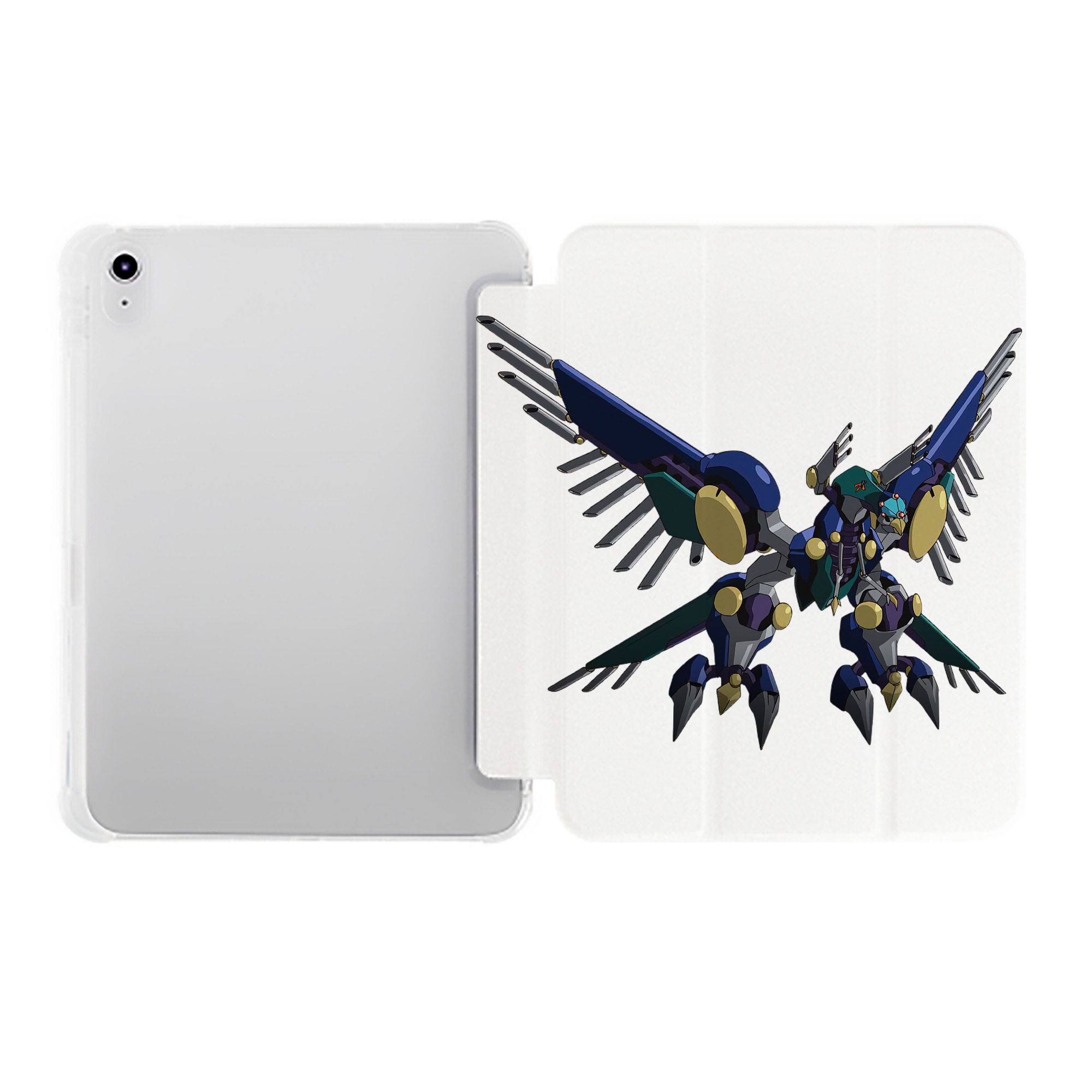 （画像用） 遊☆戯☆王 Yu-Gi-Oh! IPad ケース ペン収納付き 三つ折りスタンド PUレザー×シリコン 対応機種9.5/10.5/10.9インチ